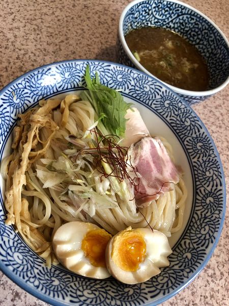 「【限定】秋刀魚のつけ麺 中 ￥870」@麺処 かつ善の写真