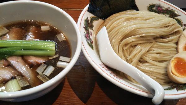 「特製濃厚昆布水の淡麗つけ麺（醤油）＋中盛」@麺処 ほん田の写真