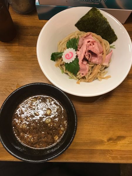 「濃厚魚介つけ麺 880円」@馳走麺 狸穴の写真