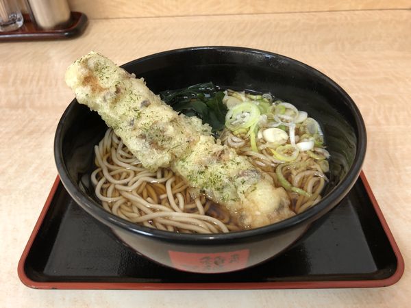 「ちくわ天そば」@名代 箱根そば 成城学園前店の写真