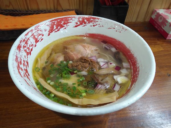 「貝塩ラーメン　850円」@麺ダイニング 旬彩の写真