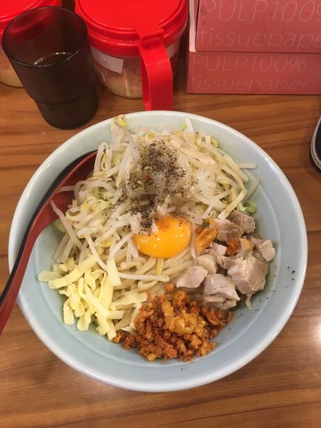 「油そば」@らーめん つけ麺 油そば 郎郎郎 調布店の写真