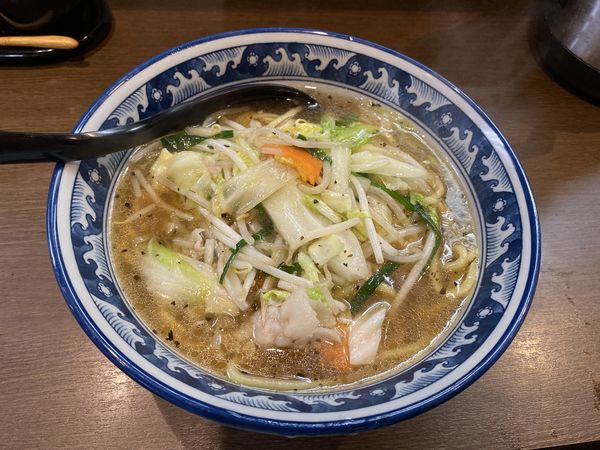 「野菜たっぷりタンメン700円」@新黒船 岐阜神田町店の写真