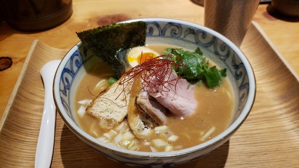 「酒粕濃厚中華そば 1,100円」@銀座 風見の写真