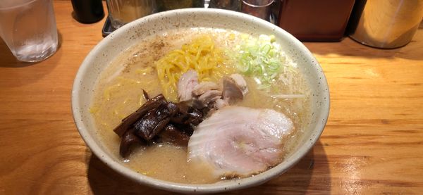 「味噌らーめん」@つじ田 味噌の章 飯田橋店の写真