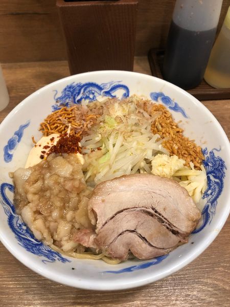 「まぜそば」@ジャンクガレッジ 大宮駅前店の写真