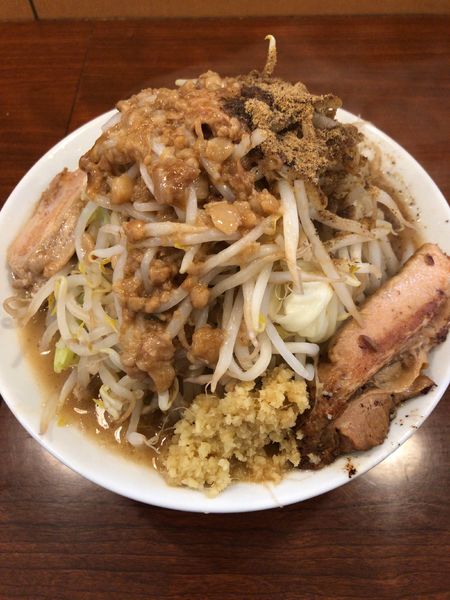 「アブリラーメン(ニンニク以外全マシ)」@メガガンジャの写真