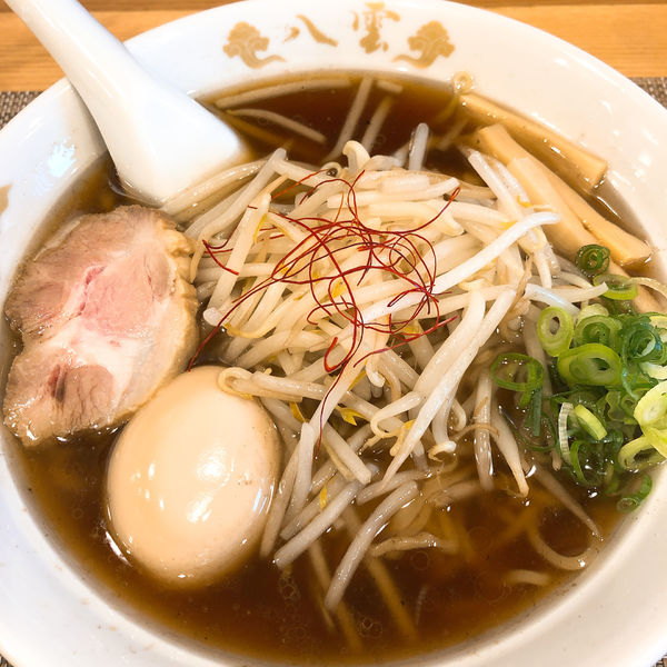 「醤油ラーメン ¥800＋味付煮卵 ¥100」@麺匠 八雲 本店の写真