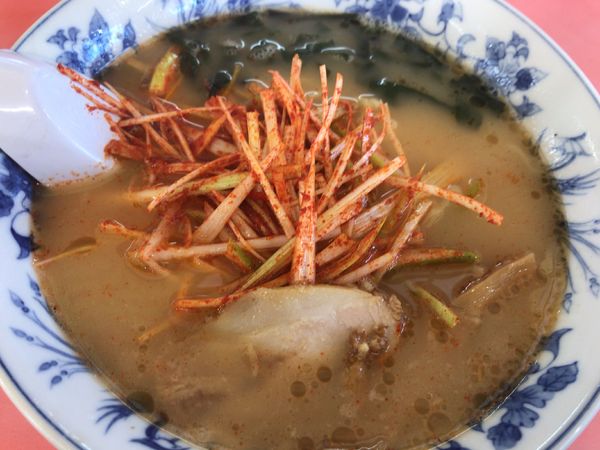 「南蛮ラーメン680円＋税」@元祖ラーメンショップ 国見店の写真
