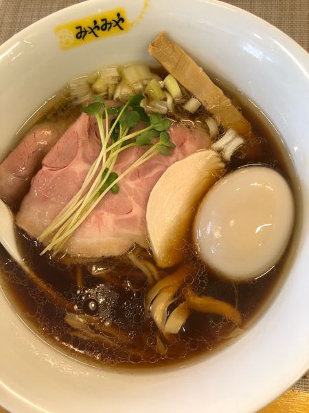 「とりそば(正油)」@味噌ぶり noodle みやみやの写真