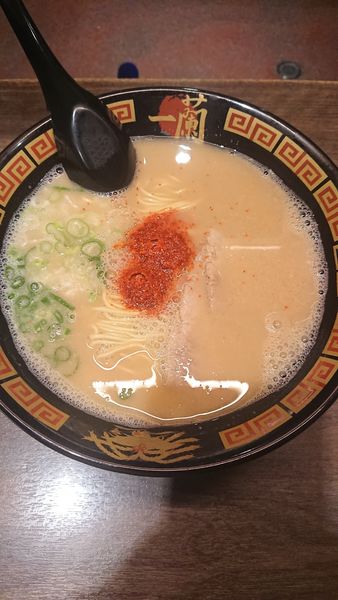 「天然とんこつラーメン」@一蘭 アトレ上野 山下口店の写真