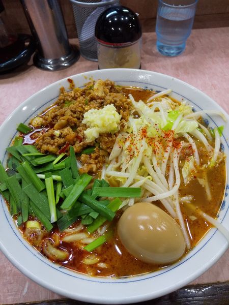 「【10食限定】台湾ラーメン840円(麺カタメ)」@所沢大勝軒の写真