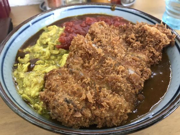 「キーマ風カレー B 肩ロース一口カツ 1,500円」@MENYA 食い味の道有楽の写真
