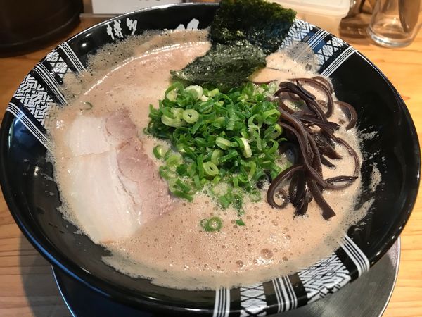 「ラーメン　680円」@博多一双 祇園店の写真
