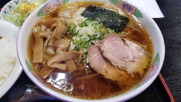 「わんたんめん　大盛」@麺屋 直の写真
