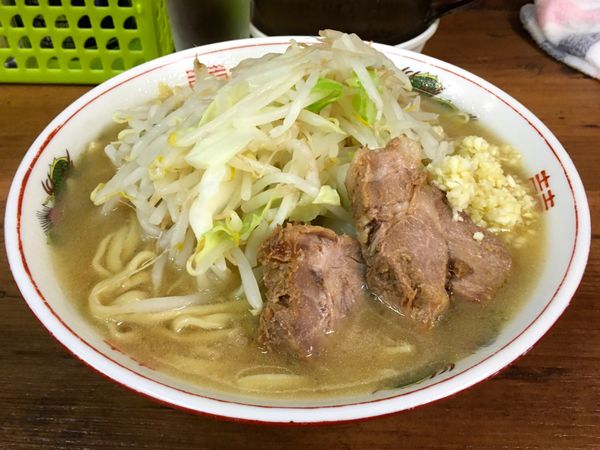 「小ラーメン ニンニク」@ラーメン二郎 品川店の写真