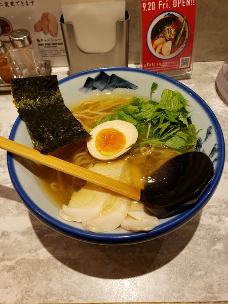 「塩ラーメン」@AFURI 横浜ランドマークタワー店の写真