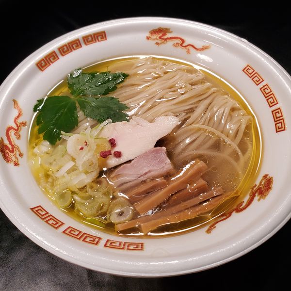「【JUNK STORY】地鶏とハマグリの極上だし〜煌めきの塩そば」@大つけ麺博 美味しいラーメン集まりすぎ祭の写真