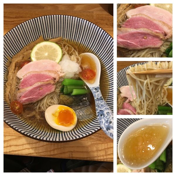 「冷やし出汁そば」@中華そば きなりの写真