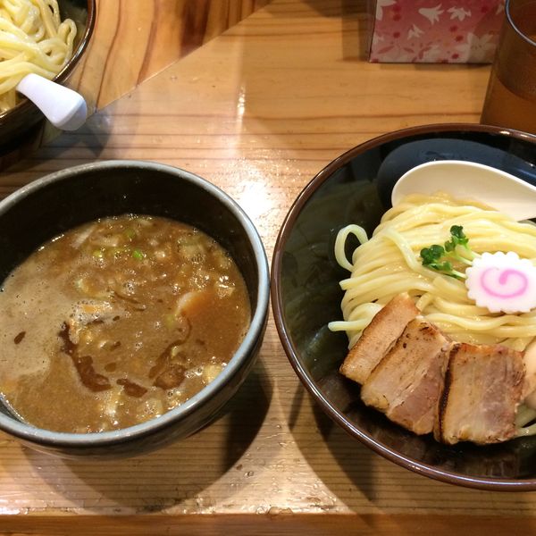 「特製つけ麺(並)1100円」@銀座 朧月の写真