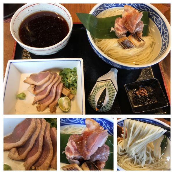 「特製昆布水に浸った鴨つけそば(極)」@寿製麺よしかわ 川越店の写真