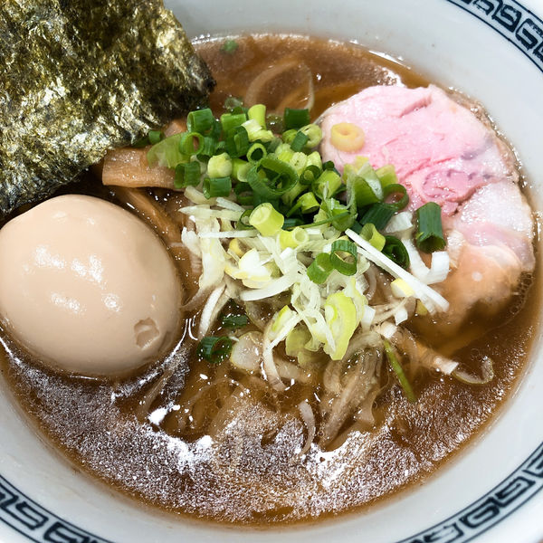 「しょうゆラーメン ¥750＋味付け玉子 ¥100」@ケンラボの写真