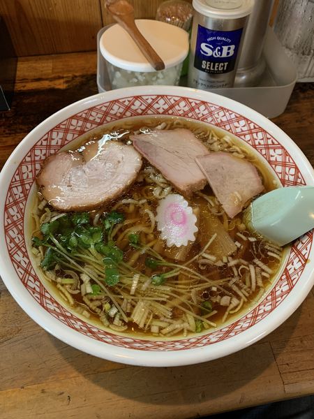 「中華そば」@手打中華 とらや 分店の写真