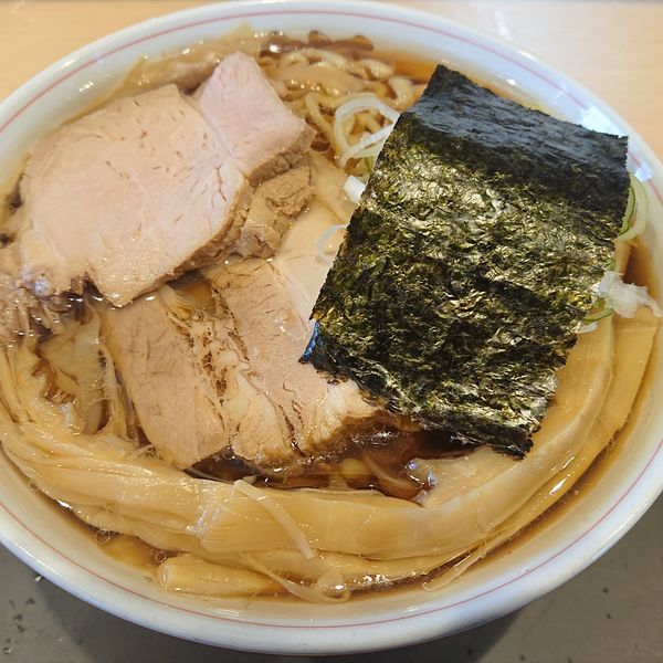 「中華そば大盛900円」@龍横健 谷地店の写真