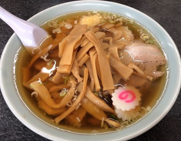 「にんにくメンマチャーシューめん 大盛り」@手打らーめん やまだの写真