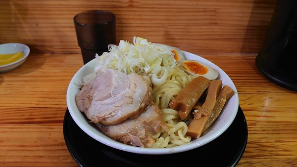 「油そば、大盛り、味玉、半ライス」@麺屋 とん嬉の写真