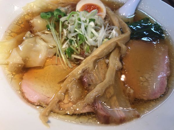 「特製味楽ラーメン850円」@手打ち中華そば 味楽の写真