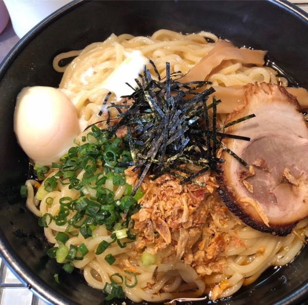「油そばおとこ味」@油そば 雷神 市川店の写真