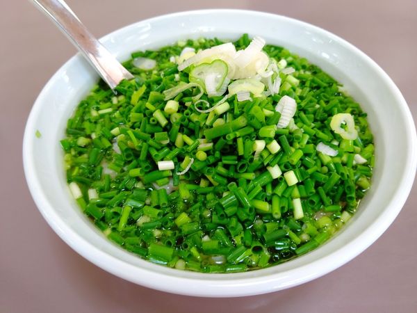 「青ねぎラーメン(並盛・200g)850円」@佐野青竹手打ちラーメン いしかりの写真