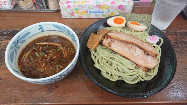 「つけそば（並） 800円 + 賄いチャーシュー丼 280円」@麺屋こうきの写真