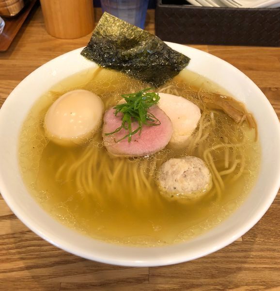 「味玉地鶏・塩¥850」@自家製麺 純の写真