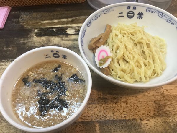 「背脂煮干しつけ麺・並(¥890)」@二葉 上荻店の写真