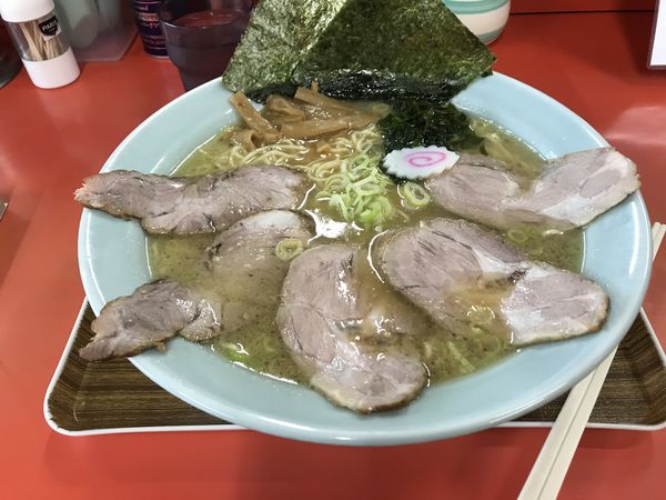 「チャーシュー麺中」@ラーメンショップ 鷲宮店の写真