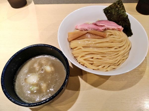 「ゲリラ限定 煮干し柚子味噌つけ麺」@らー麺 アオキジの写真