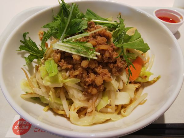 「まぜ辛めん」@リンガーハット レイクウォーク岡谷店の写真