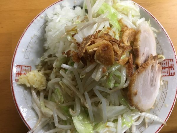 「汁なし背脂煮干しラーメン 880円」@ひかり食堂の写真