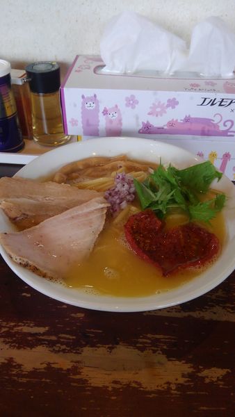 「鶏白湯(しお)」@麺屋 京介の写真