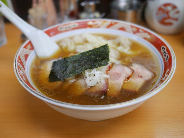 「ワンタンチャーシューメン」@支那ソバ かづ屋の写真