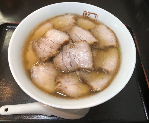 「チャーシューラーメン」@喜多方ラーメン 坂内 汐留シティセンター店の写真