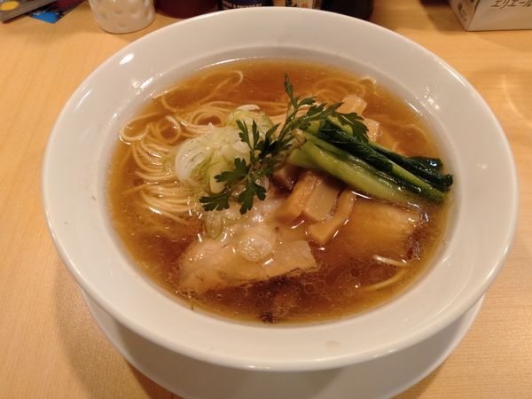 「醤油ラーメン」@らーめんDINING れんげの写真