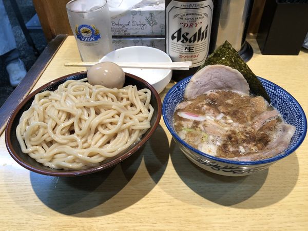 「つけチャーシュー+ビール」@くり山の写真