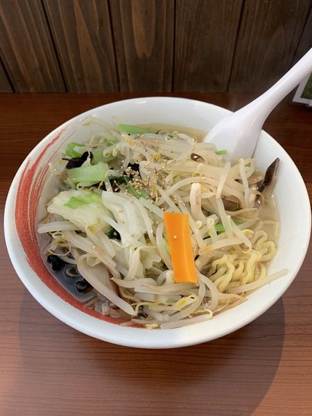 「会津山塩タンメン　880円＋税」@めん屋 河京の写真