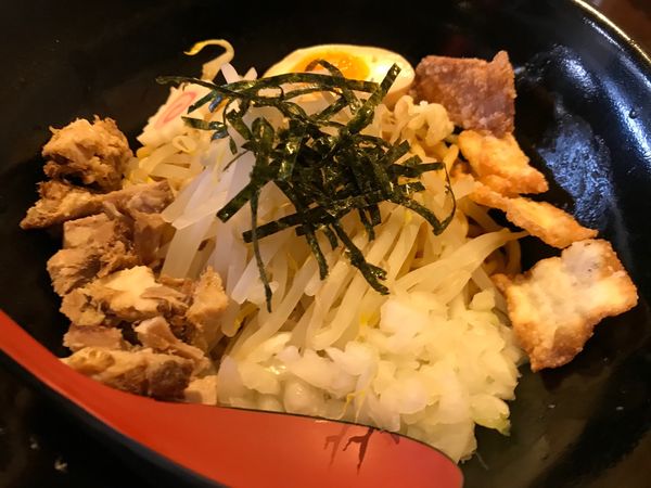 「まぜそば（中盛り麺240g）」@七八の写真