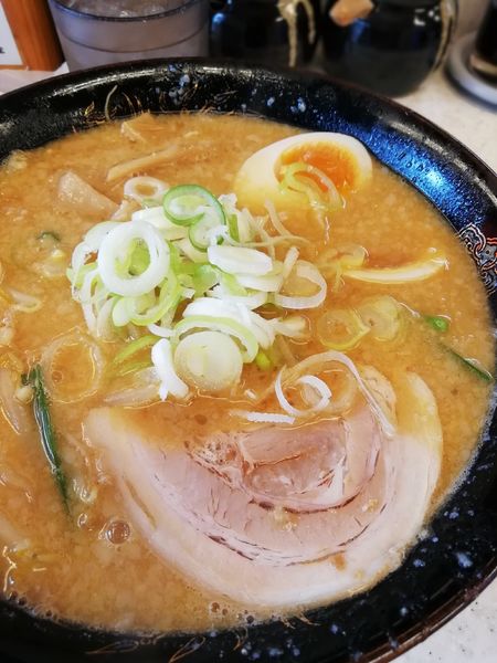 「味噌ラーメン」@こってりらーめん なりたけ 津田沼店の写真