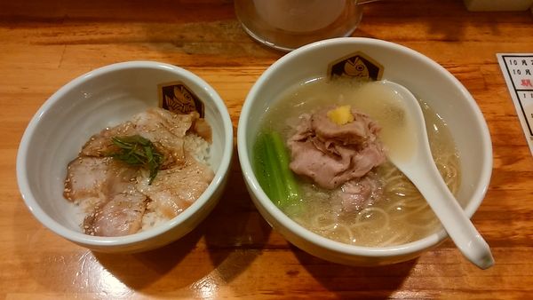 「カンパチ100%らーめん(塩)」@真鯛らーめん 麺魚の写真