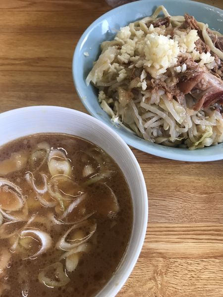 「つけ麺、少なめ、ニンニク、アブラ」@ラーメン そらの写真